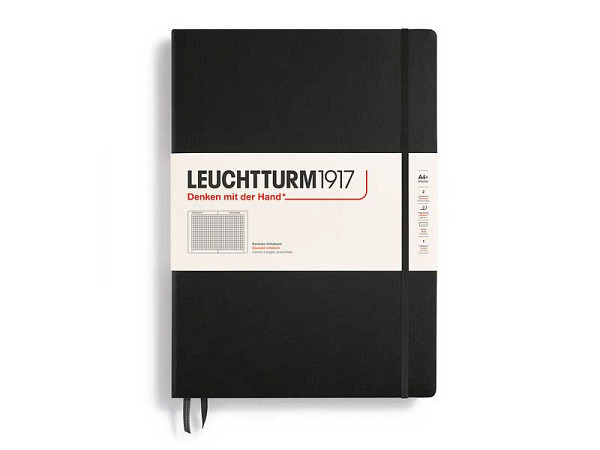 Notizbuch Leuchtturm Composition B5 kariert Schwarz Softcover