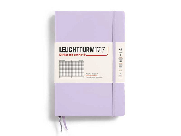 Notizbuch Leuchtturm Edition120 medium kariert Lilac 145x210mm Hardcover