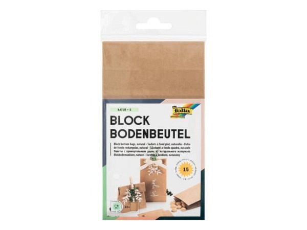 Kreuzbodenbeutel Folia Papiertüten Pack