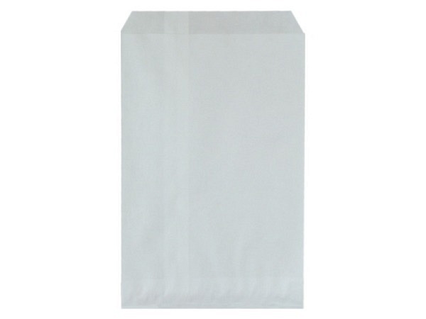 Flachbeutel weiss 12x18cm 100 Stk