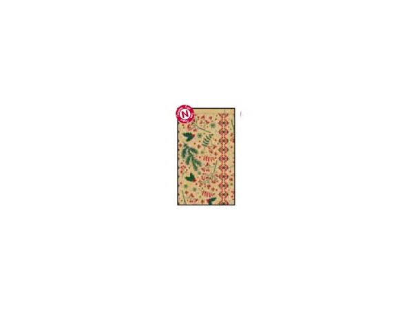 Flachbeutel Beaumont Kraftpapier Weihnachten