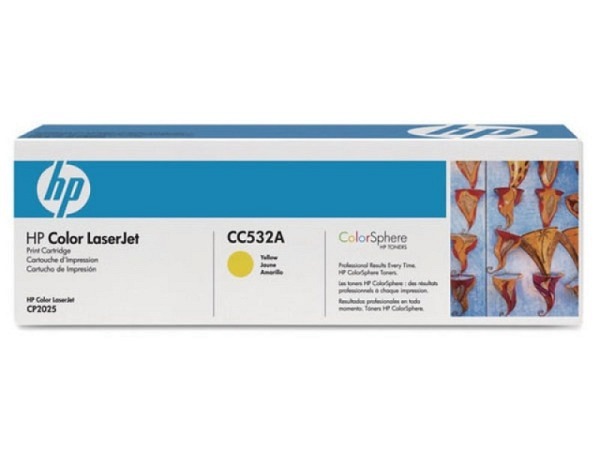 Toner HP CC532A yellow 2800Seiten für ColorLaserjet CP2025