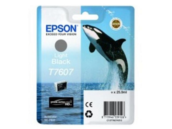 Druckerpatrone Epson T760740, light schwarz, SureColor P 600 25,9ml