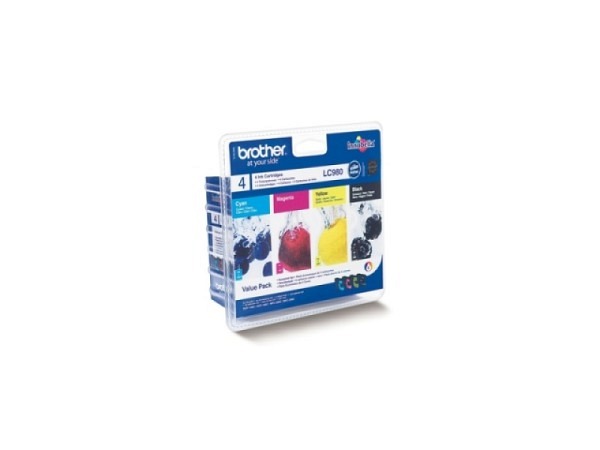 Druckerpatrone Brother LC-980VAL Valuepack CMYBK alle Farb.