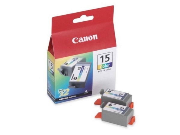 Druckerpatrone Canon BCI-15CL farbig 2Stk.