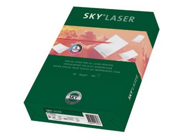 Papier Sky Laser 80g 500Bl. weiss speziell für Schwarz-Laser