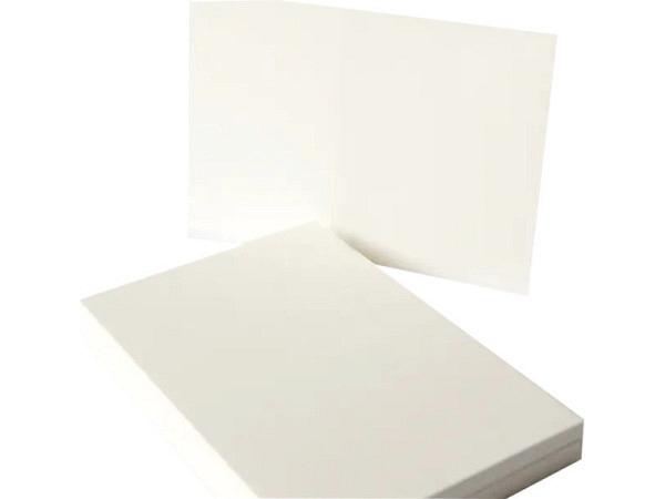 Postkarten Kettcards A6 altweiss blanko 50 Stk