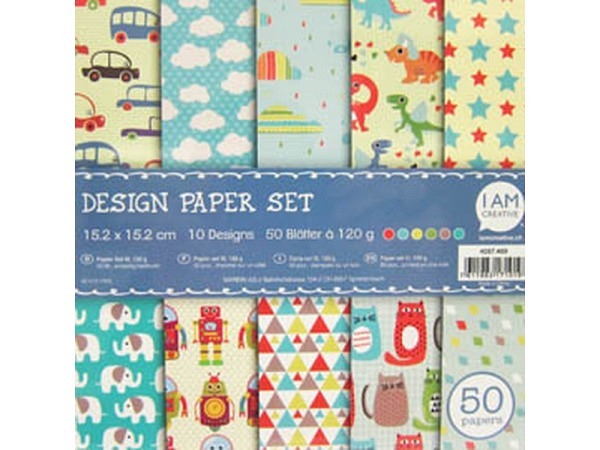 Designpapier I am creative Paper