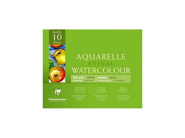 Aquarellblock Clairefontaine Etival 24x30cm