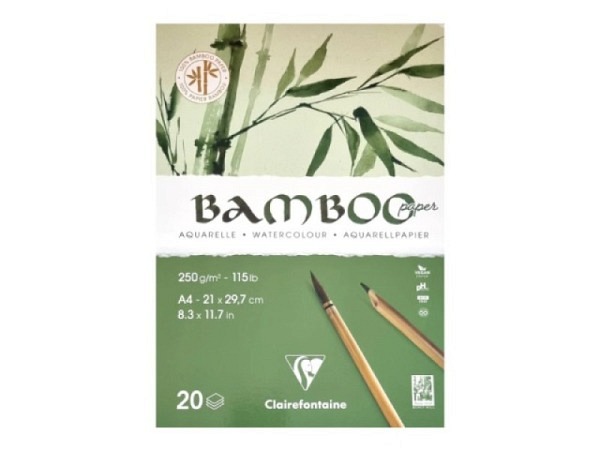 Aquarellblockr Clairefontaine Bamboo A4