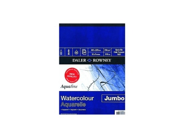 Aquarellblock Daler-Rowney Aquafine Jumbo A3 300g/qm