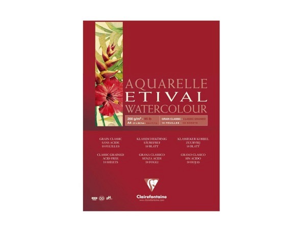 Aquarellblock Clairefontaine Etival A4