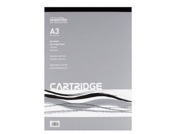 Zeichenblock Seawhite Cartridge 140g/qm A3 50 Blatt 