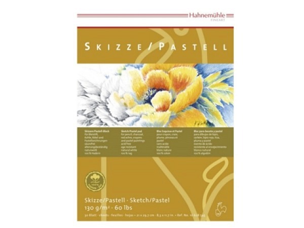 Zeichenblock Hahnemühle Skizze/Pastell A5 30Blatt 130g/qm