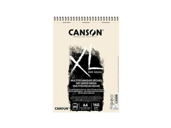 Zeichenblock Canson Sand Grain Natural XL A4, 160g/qm