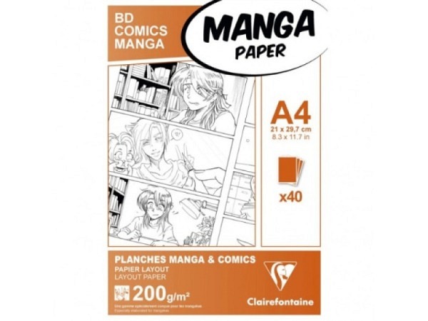 Zeichenblock Clairefontaine Manga Paper Manga und Comic A4
