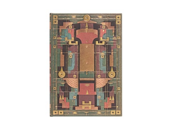 Skizzenbuch Paperblanks Einbände von Sybil Pye, Die Höhle des Löwen, Midi 13x18cm, blanko