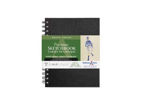 Skizzenbuch Stillman & Birn Hardcover Delta 15,2x20,3cm