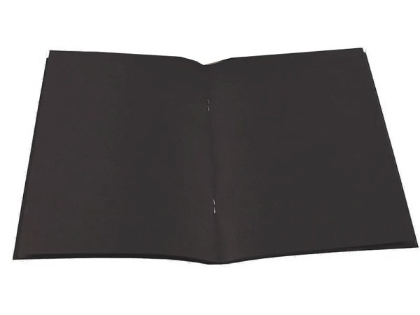 Skizzenheft Seawhite All Black A6 