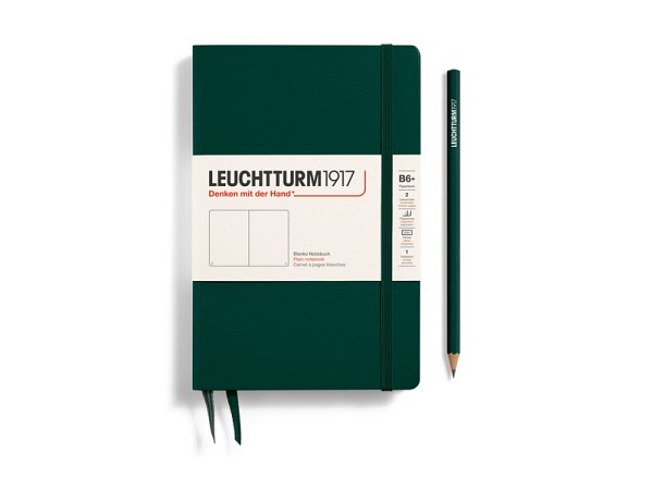Skizzenbuch Leuchtturm Paperback blanko forest green A4