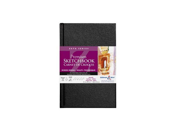 Skizzenbuch Stillman & Birn Hardcover Zeta 14x21,6cm Hochformat