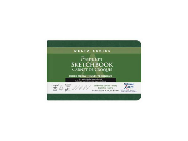 Skizzenbuch Stillman & Birn Hardcover Delta 8,9x14cm