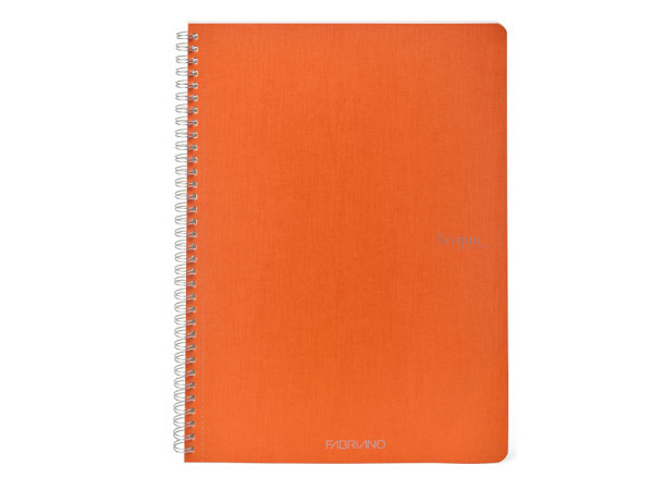 Skizzenheft Fabriano EcoQua spiralgebunden A4 blanko Arancio 13