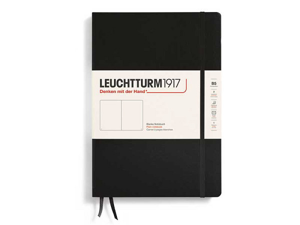 Skizzenbuch Leuchtturm Composition B5 Hardcover Blanko Schwarz