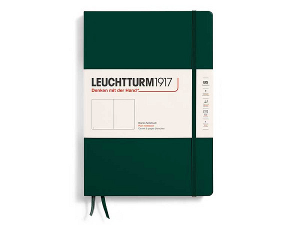 Skizzenbuch Leuchtturm Composition B5 Softcover Blanko Forest Green