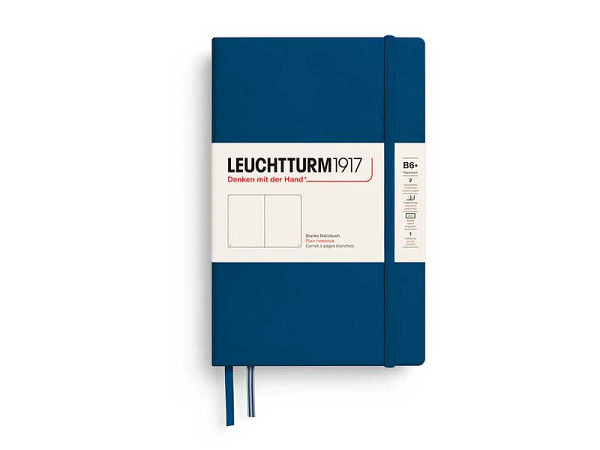Skizzenbuch Leuchtturm Paperback B6 Softcover blanko Indigo