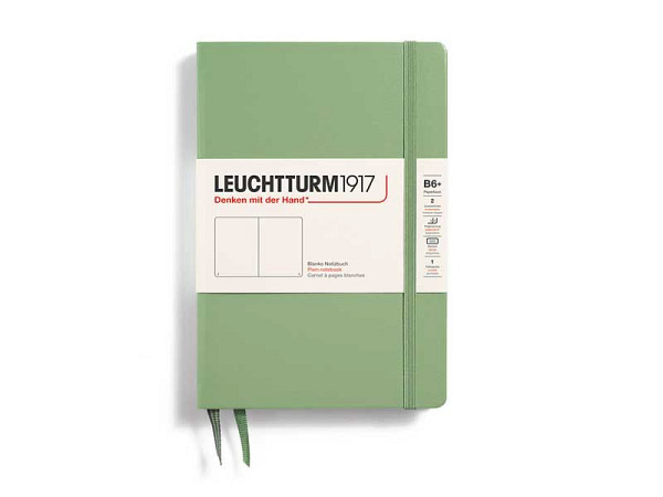 Skizzenbuch Leuchtturm Paperback blanko Salbei B6