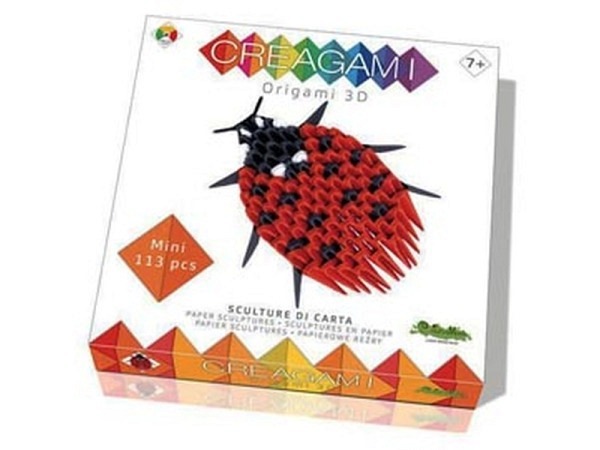 Origami Creagami 3D Marienkäfer