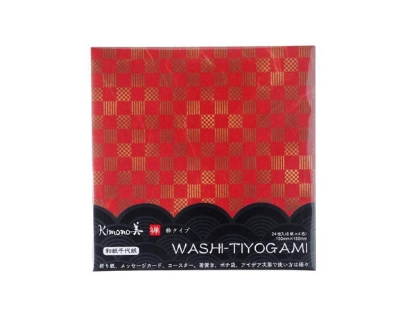 Origami Kamiiso Washi paper Chiyogami