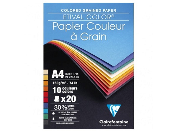 Papier Clairefontaine Etival Color A4