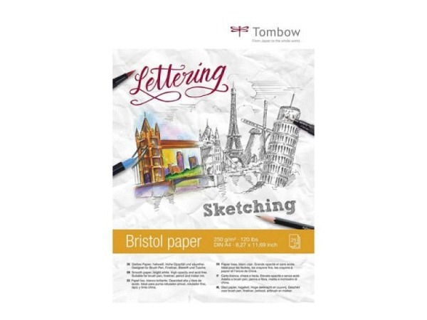 Bristolblock Tombow A4 25 Blatt 250g/qm