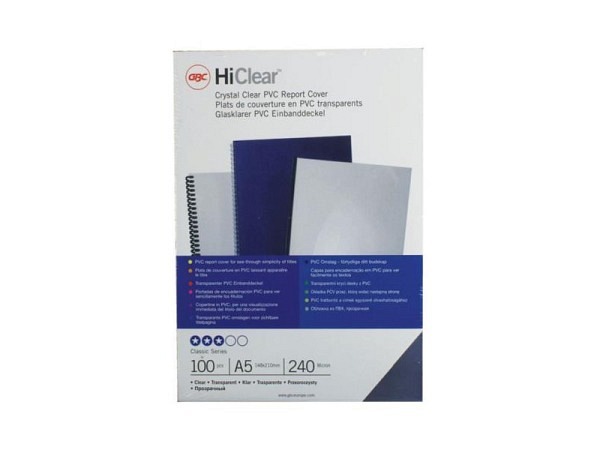 Klarsichtfolie GBC Hi-Clear A5 0,24mm