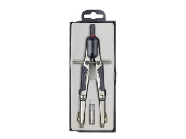 Zirkel Rotring mattvernickelt, Schnellverstellzirkel