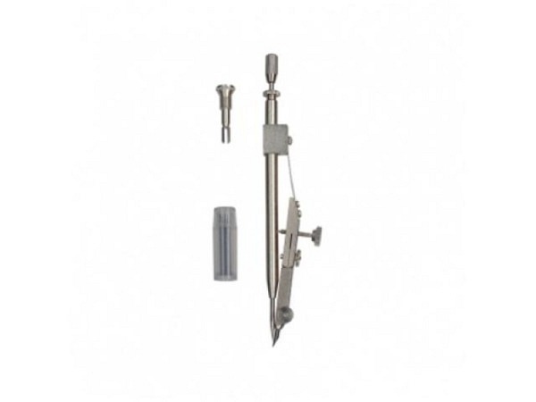 Zirkel Leniar Fallnullen 12cm mit Bleimineneinsatz