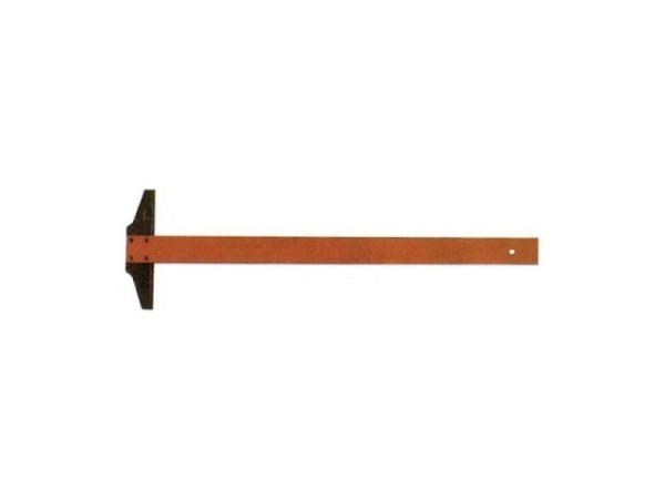 Reissschiene Rumold Kunststoff braun 100cm lang