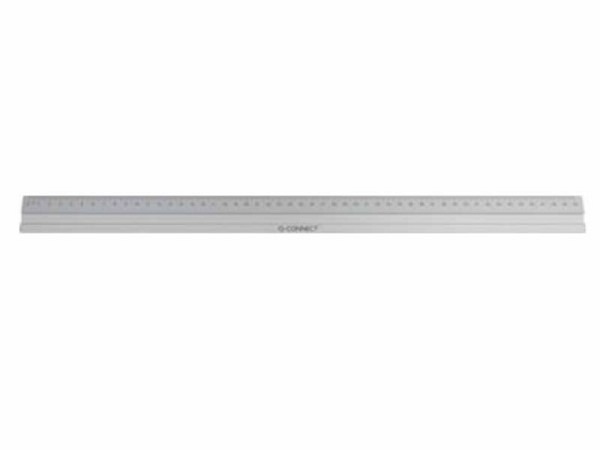 Schneidmassstab Q-Connect aus Aluminium, 50cm Ma..