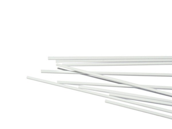 Profil eckig 10Stk weiss 0,25x1mm 35,6cm lang