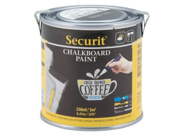 Wandtafellack Securit Chalkboard paint schwarz 2..