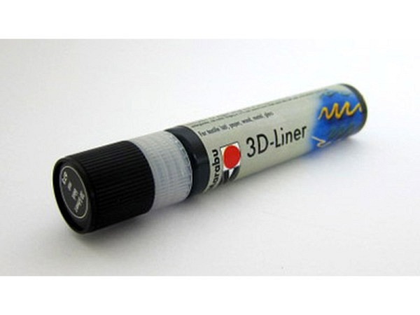 Plusterpen Marabu 3DLiner 25ml schwarz