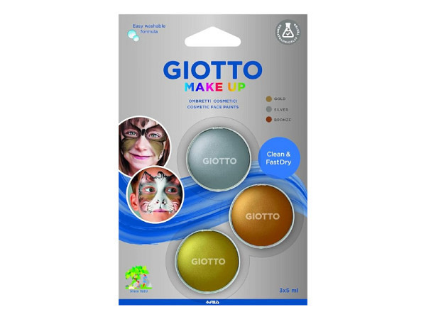 Schminkfarbe Giotto Make Up Metallic 3er Set