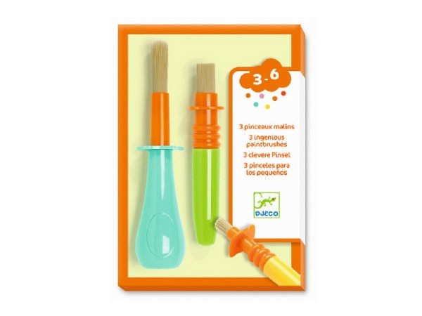 Kinderfarbe Djeco Pinsel-Set