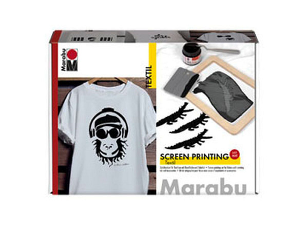 Siebdruckset Marabu Screen Printing Siebdruck-Set