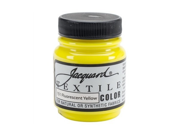 Stoffmalfarbe Jacquard Textilcolor 66ml Fluorescent Neon gelb