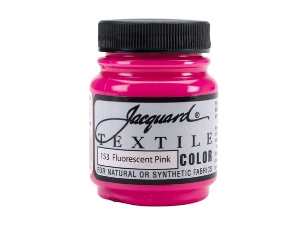 Stoffmalfarbe Jacquard Textilcolor 66ml Fluorescent Neon pink 