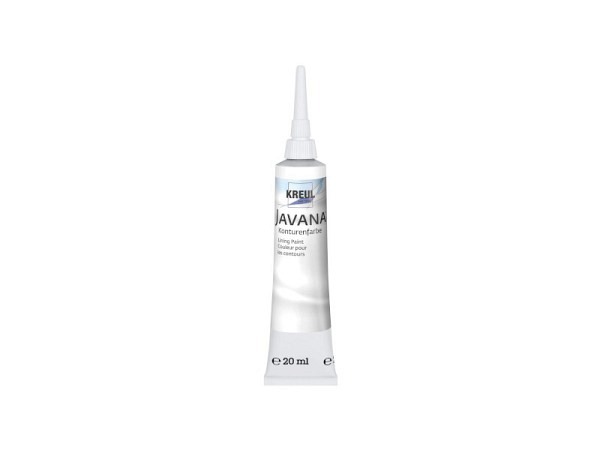 Seidenmalfarbe Kreul Javana Kont.Farbe Tube 20ml weiss