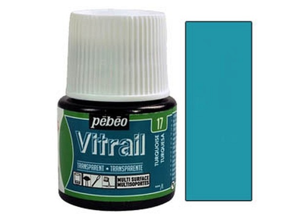 Fensterfarbe Vitrail 45ml türkis
